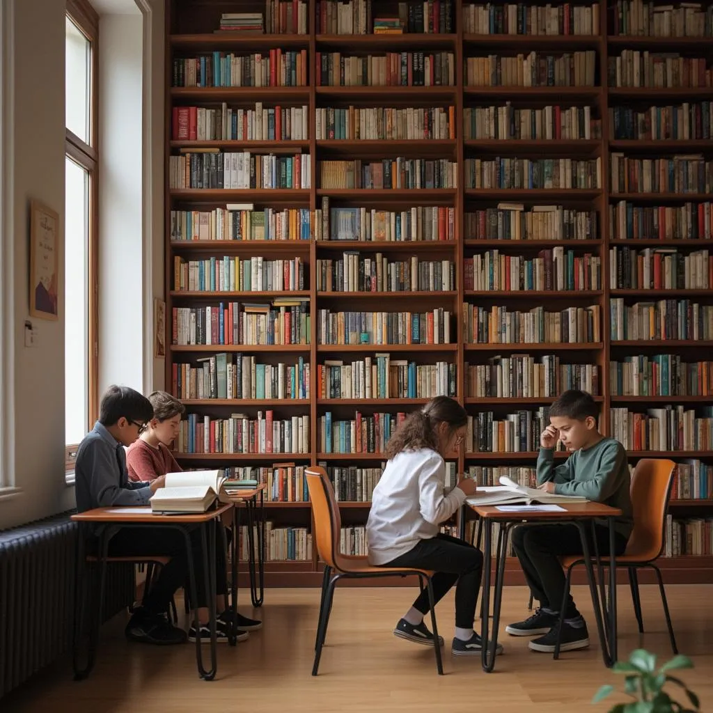 Biblioteca della scuola